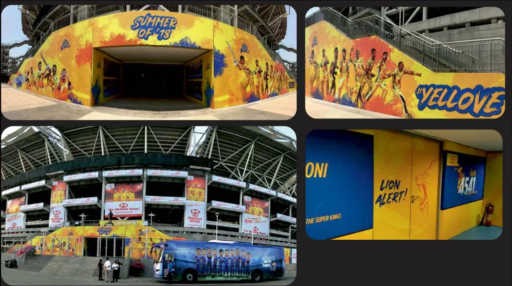 Chennai Super Kings — Event Branding — Indian Premier League