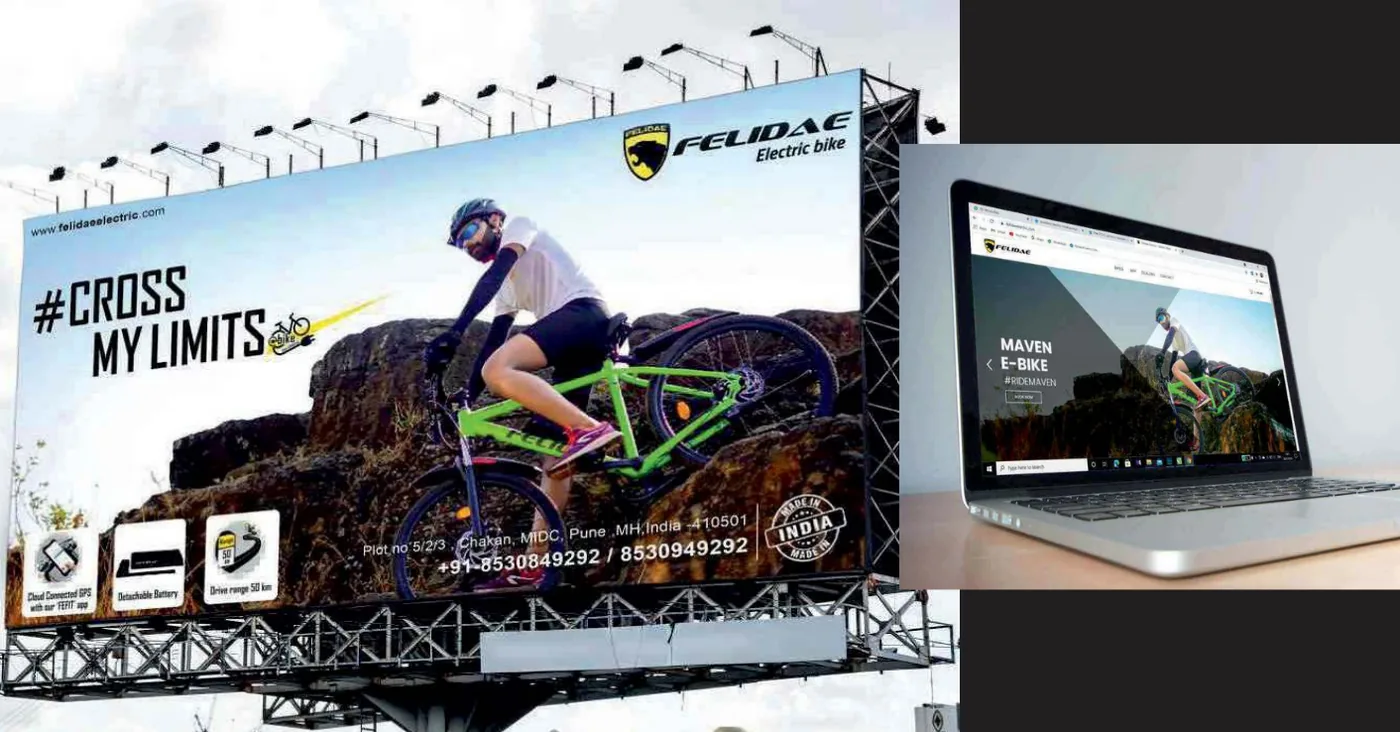 Felidae Electric — Showroom Design & OOH + Website Development