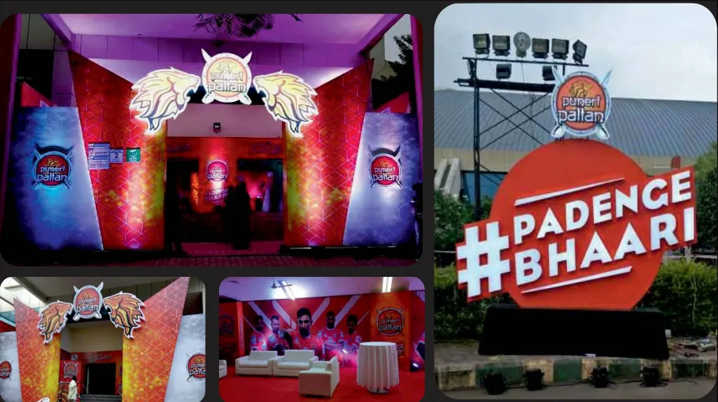 Puneri Paltan — Event Branding — Pro Kabaddi